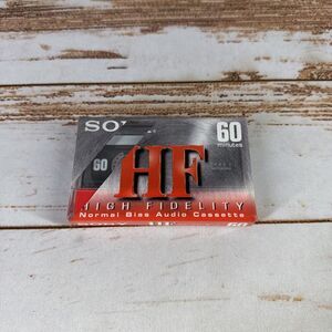 SONY HF 60 Minute Blank Audio Cassette Tape High Fidelity C-60HFL Sealed